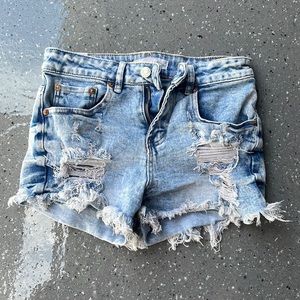 Almost Famous distressed shorts